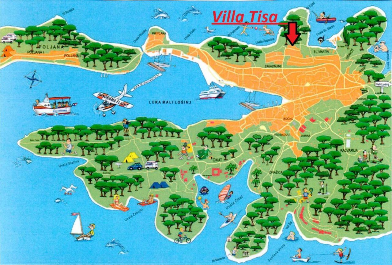 Apartments Vila Tisa Mali Lošinj Buitenkant foto